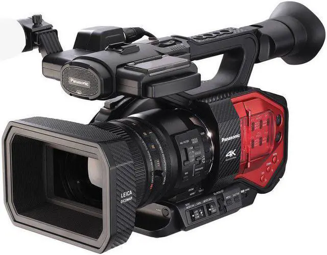 Alt view image 2 of 4 - Panasonic AG-DVX200 4K Camcorder with Four Thirds Sensor and Integrated Zoom Lens + Pro Memory Card