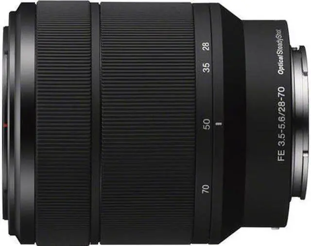 Alt view image 5 of 9 - Sony - 28 mm to 70 mm - f/3.5 - 5.6 - Zoom Lens for Sony E - Designed for Camera - 55 mm Attachment - 0.19x Magnification - 2.5x Optical Zoom - Optical IS - 2.9"Diameter