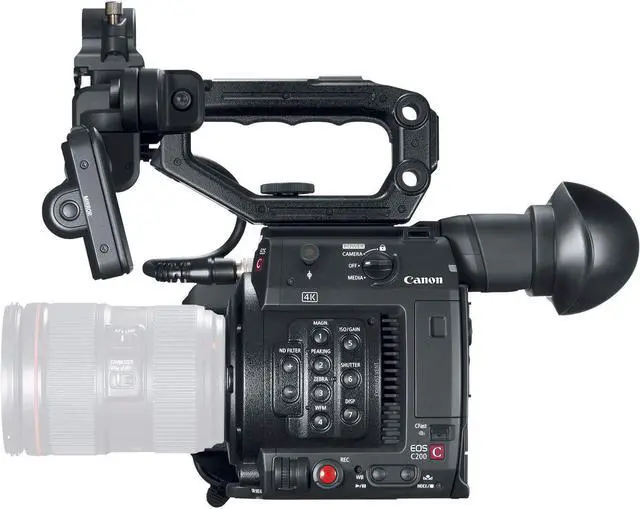 Alt view image 4 of 4 - Canon EOS C200 Cinema Camera -EF-Mount International Model (2215C002) Bundle with 256GB High Speed SDXC Memory Card + Mo