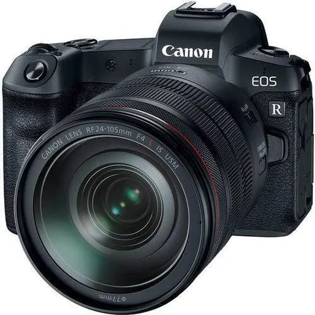 Alt view image 4 of 6 - Canon EOS R Mirrorless Digital Camera w/ 24-105mm Lens & Mount Adapter EF-EOS R Kit (Int'l Model) Bundle w/ 32GB Memory Card + UV Filter Kit & more