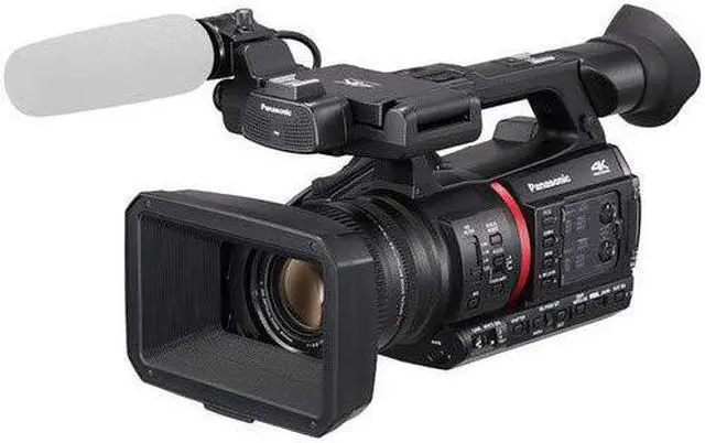 Alt view image 2 of 4 - Panasonic 4K Camcorder - Bundle Kit with 64GB Memory Card + 3 Pc Filter Kit + Carrying Case and More