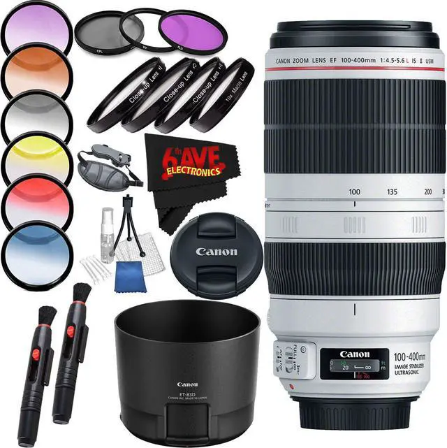 Canon EF 100-400mm f/4.5-5.6L IS II USM Lens International Version