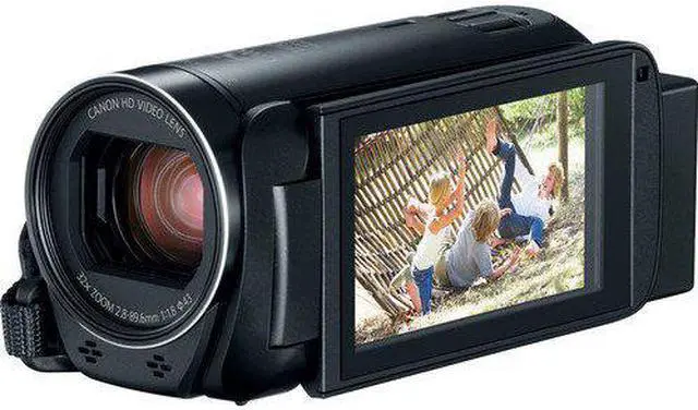 Alt view image 2 of 4 - Canon VIXIA HF R800 Camcorder (Black) w/Tripod