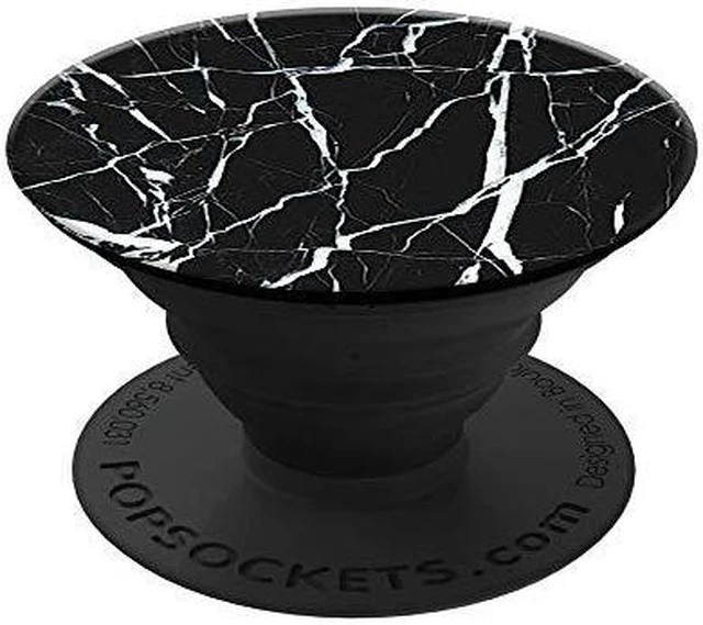 Alt view image 2 of 7 - Popsocket Phone Grip & Stand - Black Marble - Accessory by PopSockets (101251)
