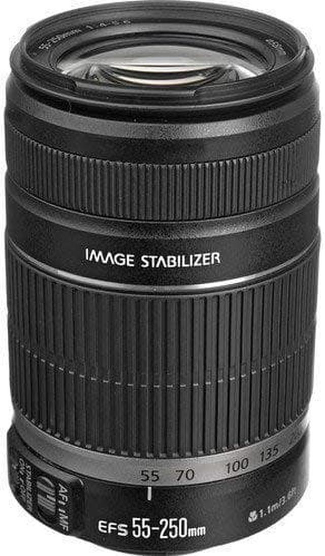 Canon EF-S 55-250mm f/4-5.6 IS Telephoto Zoom Lens - 55mm to 250mm