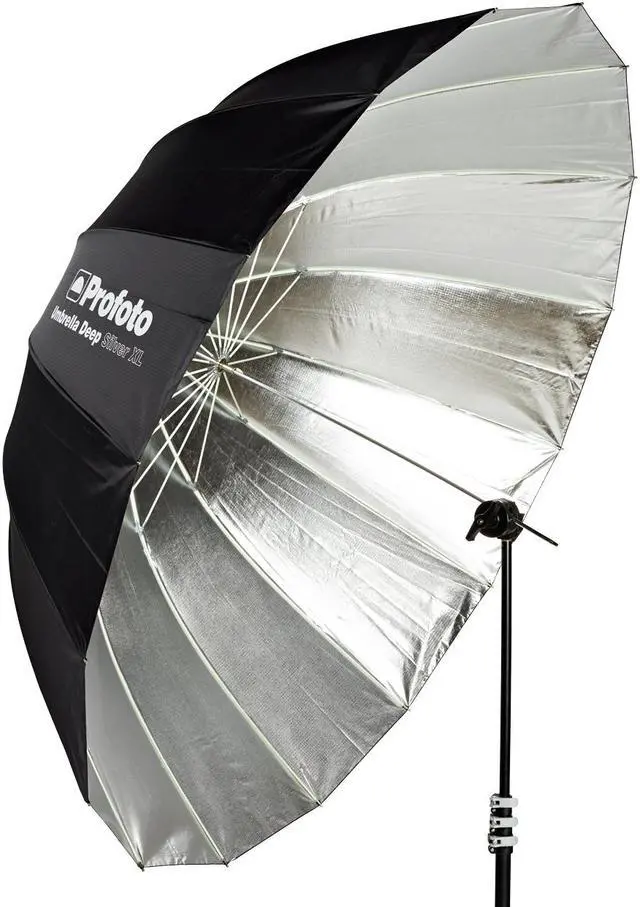 Alt view image 3 of 14 - Profoto Deep Silver Umbrella, XL, 65" (165cm)