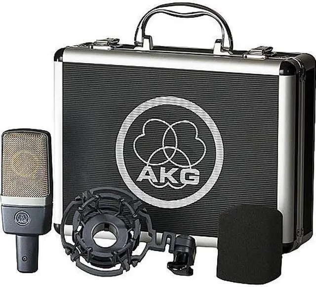 Alt view image 11 of 20 - AKG C214 1-Inch Large-Diaphragm Studio Condenser Microphone Mic C-214 NEW