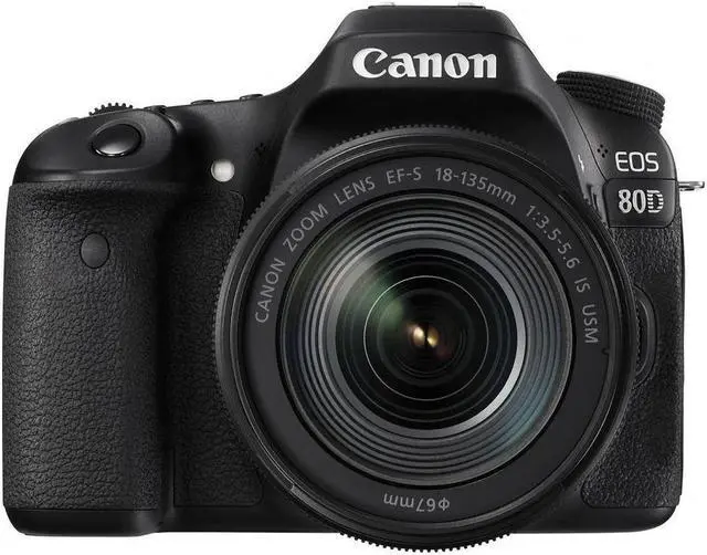 Alt view image 3 of 4 - Canon EOS 80D DSLR Camera with 18-135mm Lens (1263C006) - Starter Bundle