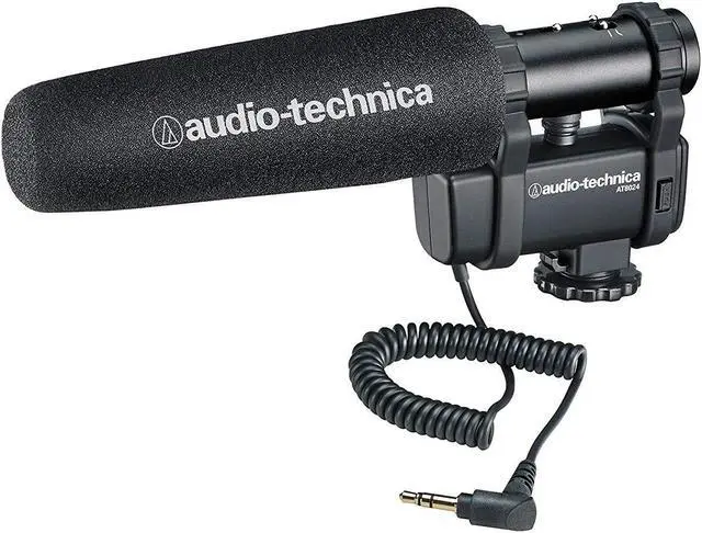 Alt view image 13 of 20 - Audio-Technica AT8024 Stereo/Mono Camera-Mount Microphone