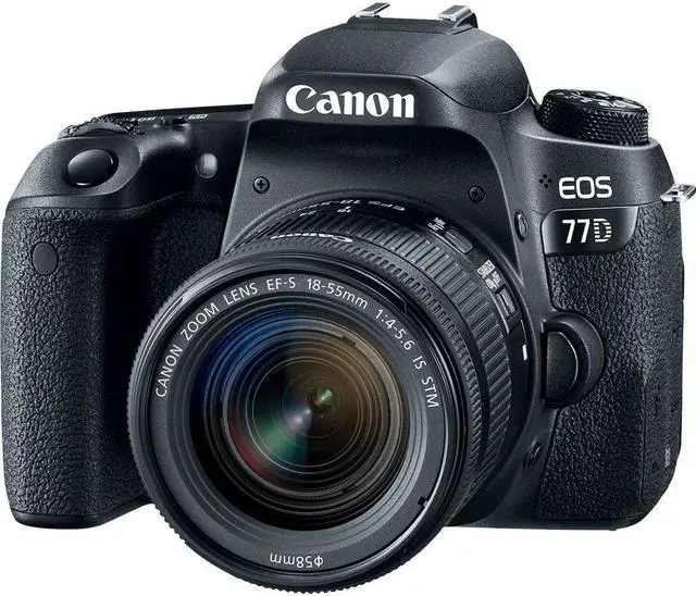 Alt view image 2 of 4 - Canon EOS 77D Digital SLR Camera with 18-55mm & 55-250mm Lenses Kit (International Model)