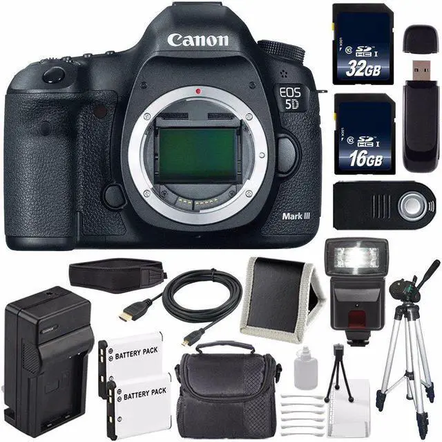 Main image of Canon EOD 5D III Digital Camera International Model + LP-E6 Battery + 32GB Card + 16GB Card Bundle
