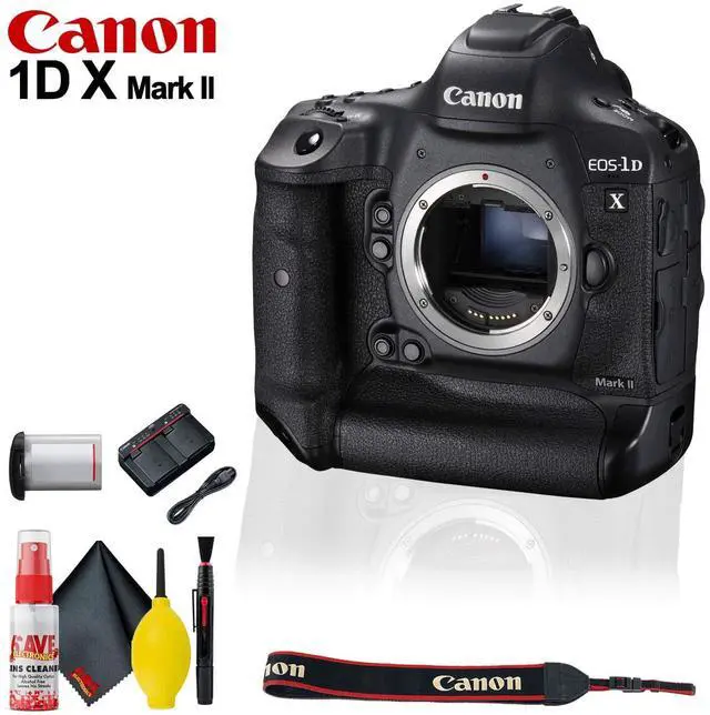 Main image of Canon EOS-1D X Mark II DSLR Camera (Body Only) Base Accessory Kit