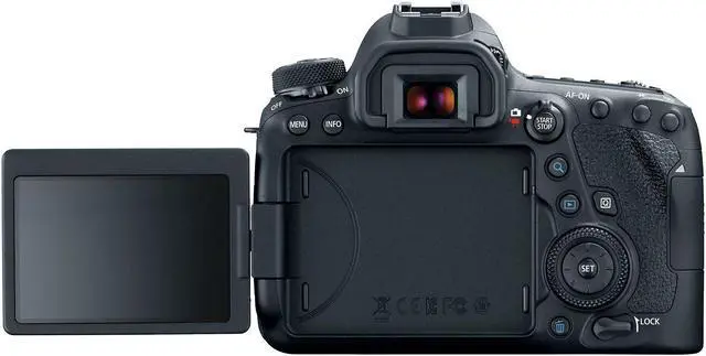 Alt view image 4 of 4 - Canon EOS 6D Mark II 20.0 MP Digital Camera - Black (Body Only)