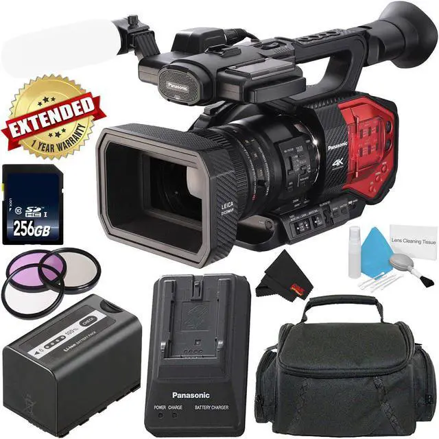 Main image of Panasonic AG-DVX200 4K Professional Camcorder with Four Thirds Sensor and Integrated 13x Leica Zoom Lens - Gold Level Bundle