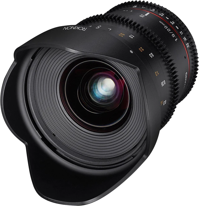 Alt view image 7 of 9 - Rokinon 20mm T1.9 Ultra Wide Angle Cine DS Lens for Canon EF Mount #DS20M-C