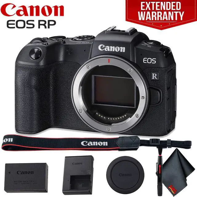 Main image of Canon EOS RP Mirrorless Digital Camera (Body Only) - Includes - Cleaning Kit AND 1-Year Extended Warranty