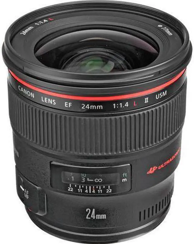 Alt view image 2 of 4 - Canon EF 24mm f/1.4L II USM Lens with UV Filter (Renewed)