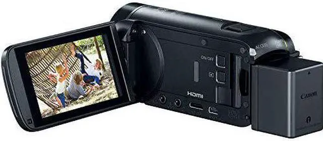 Alt view image 4 of 4 - Canon VIXIA HF R800 Camcorder (Black) w/Tripod