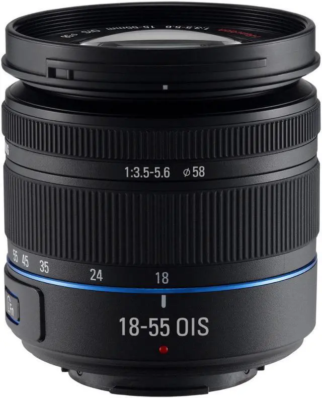 Main image of Samsung 18-55mm f/3.5-5.6 OIS Compact Zoom Lens (Black)