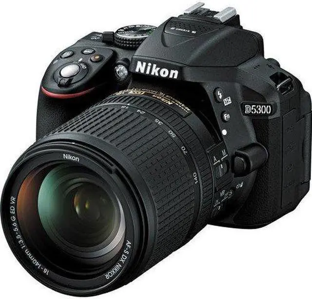 Main image of Nikon D5300 Digital SLR Camera - Black w/18-140mm Lens