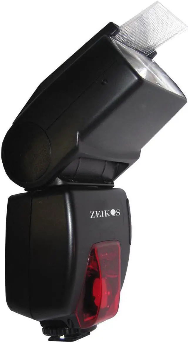 Alt view image 3 of 4 - Zeikos SLR Digital Flash for Canon, ETTL/PowerZoom With LCD Display - Special Pro Edition Includes Wide Angle Diffuser (ZE-680EX / ZE680EX)