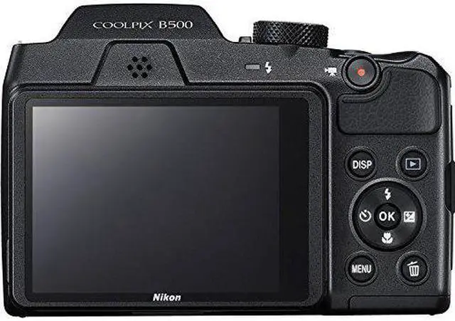 Alt view image 4 of 4 - Nikon COOLPIX B500 Digital Camera (Black) 26506 + 64GB SDXC Class 10 Memory Card + Flexible Tripod with Gripping Rubber Legs + Small Soft Carrying Case + Micro HDMI Cable + SD Card USB Reader Bundle