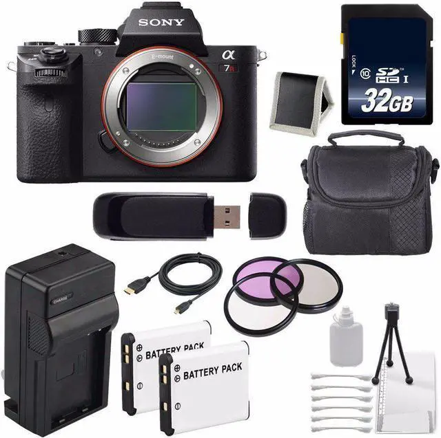 Main image of Sony Alpha a7R II Mirrorless Digital Camera (International Model ) + 62mm 3 Piece Filter Kit 6AVE Bundle 3
