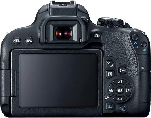 Alt view image 3 of 4 - Canon EOS Rebel T7i DSLR Camera with 18-55mm IS STM Lens & 55-250mm IS II Lens + Tripod + Flash + UV FLD CPL Filter Kit + Wide Angle & Telephoto Lens + Camera Case + Card Reader- Intl Model