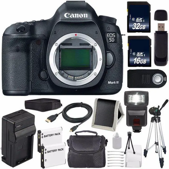 Main image of Canon EOD 5D III Digital Camera International Model + 32GB Card + 16GB SDHC Memory Card Bundle