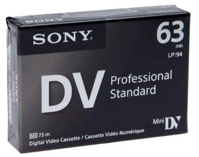 Main image of MINI DVC PROSUMER 63 MIN TAPE