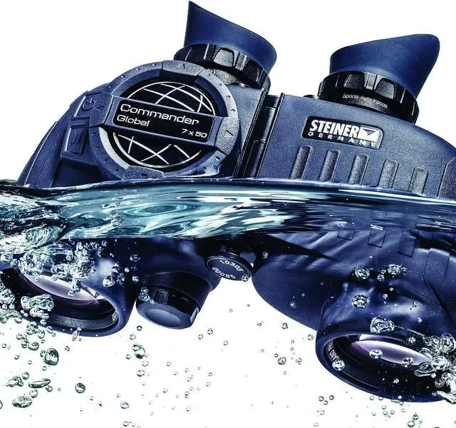 Alt view image 4 of 4 - Steiner 7x50 Commander Binoculars, Navy Blue, 7x50