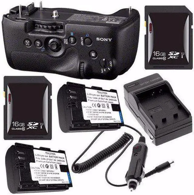 Main image of Sony Vertical Battery Grip for Alpha A99 DSLR Camera + NP-FM500H Battery + External Charger + 16GB SDHC Card Saver Bundle