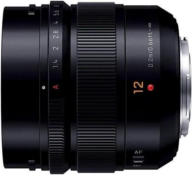Alt view image 4 of 4 - Panasonic Leica DG Summilux 12mm f/1.4 ASPH. Lens H-X012 (International Version) No Warranty