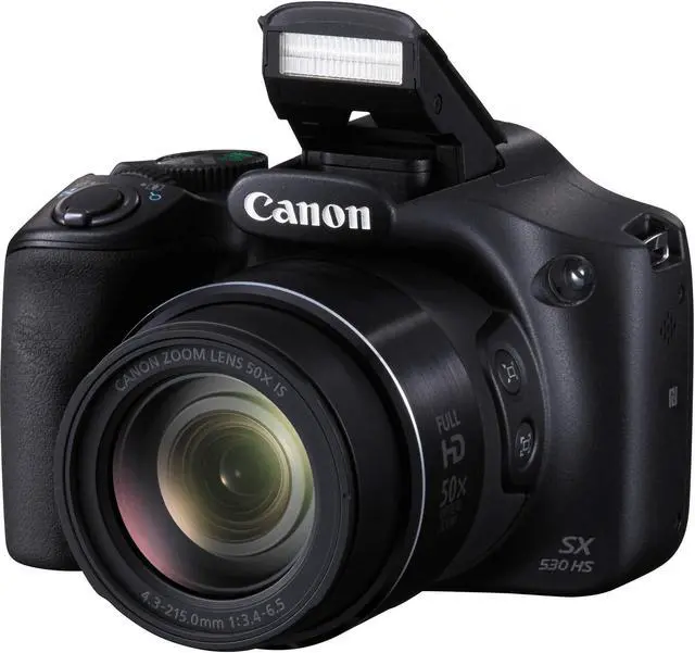 Alt view image 3 of 4 - Canon PowerShot SX530 HS Digital Camera 50X Optical Zoom Bundle with Carrying Case
