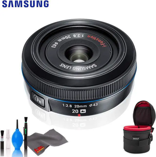 Alt view image 4 of 4 - Samsung 20mm F.8 Pancake Lens F/NX (Black) - Standard Bundle