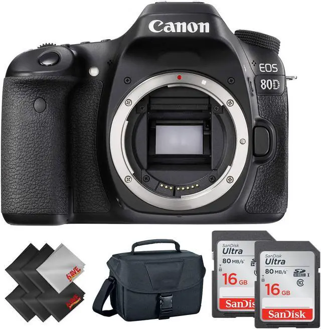 Main image of Canon EOS 80D DSLR Camera (Body Only) + 1 Year Warranty