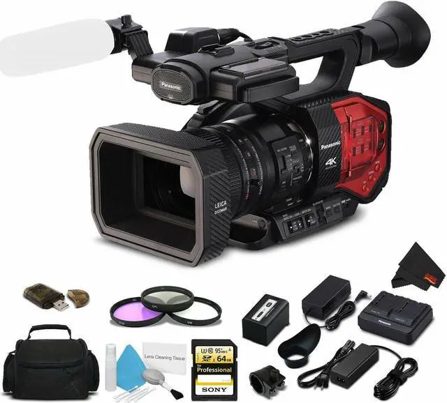 Alt view image 4 of 5 - Panasonic AG-DVX200 4K Handheld Camcorder with Four Thirds Sensor and Integrated Zoom Lens