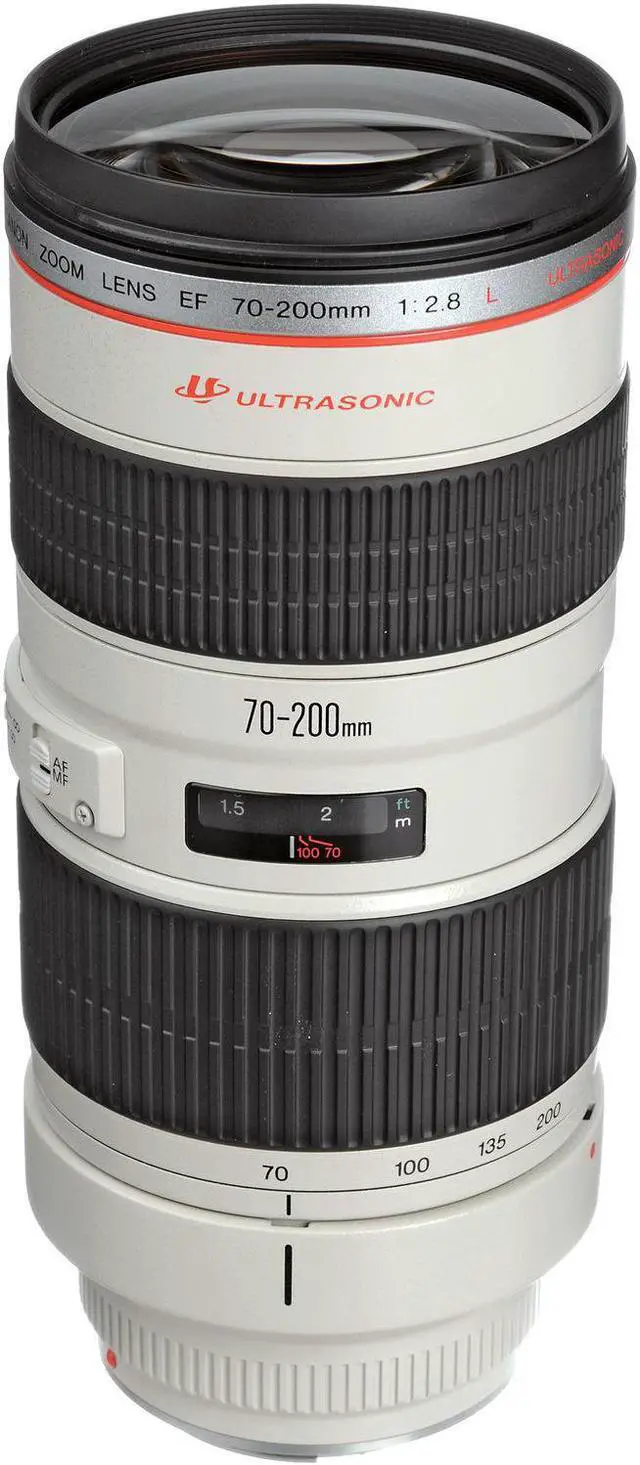 Alt view image 5 of 8 - Canon 2569A004 70-200 mm f2.8L USM Camera Lens - White