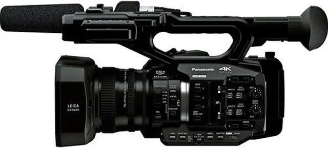 Alt view image 3 of 8 - Panasonic AG-UX90 4K/HD Professional Camcorder (Intl Model) Studio Starter Bundle