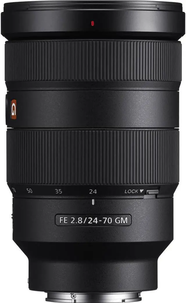 Alt view image 4 of 18 - Sony - 24 mm to 70 mm - f/2.8 - Zoom Lens for Sony E - Designed for Camera - 82 mm Attachment - 0.24x Magnification - 2.9x Optical Zoom - 5.4"Length - 3.4"Diameter