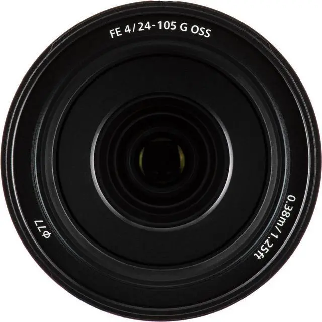 Alt view image 3 of 10 - Sony SEL24105G - 24 mm to 105 mm - f/4 - Zoom Lens for Sony E - Designed for Camera - 77 mm Attachment - 0.31x Magnification - 4.4x Optical Zoom - Optical IS - 4.5"Length - 3.3"Diameter
