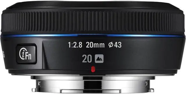 Alt view image 4 of 5 - Samsung 20mm f/2.8 Pancake Lens for NX10 / NX100 (Black)