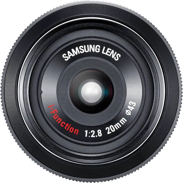 Alt view image 3 of 5 - Samsung 20mm f/2.8 Pancake Lens for NX10 / NX100 (Black)