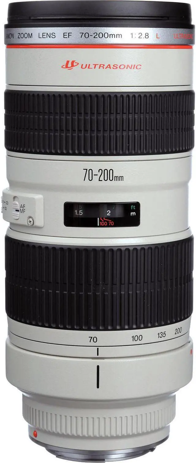 Alt view image 6 of 8 - Canon 2569A004 70-200 mm f2.8L USM Camera Lens - White