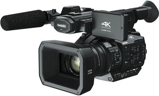 Alt view image 4 of 8 - Panasonic AG-UX90 4K/HD Professional Camcorder (Intl Model) Studio Starter Bundle