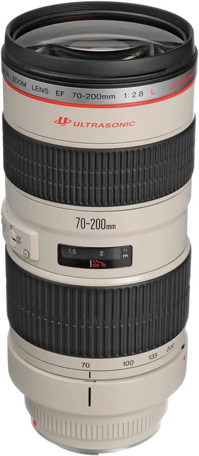 Alt view image 3 of 8 - Canon 2569A004 70-200 mm f2.8L USM Camera Lens - White