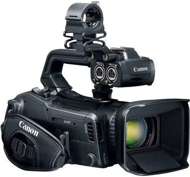 Alt view image 4 of 4 - Canon XF405 4K UHD 60P Camcorder with Dual Pixel Autofocus (2212C002) Bundle with Carrying Case + 32GB Memory Card