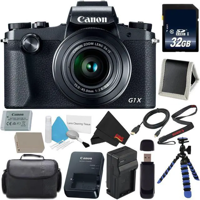 Main image of Canon PowerShot G1 X Mark III Digital Camera #2208C001 International Version (No Warranty) Base Bundle