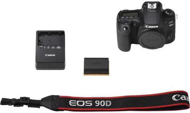 Alt view image 4 of 8 - Canon EOS 90D Digital SLR Camera (Body Only) (Kit Box) USA Model