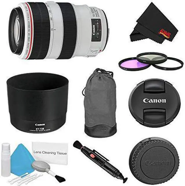 Alt view image 3 of 3 - Canon EF 70-300mm f/4-5.6L is USM Lens Bundle w/ 3 Piece Filter Kit (International Model)